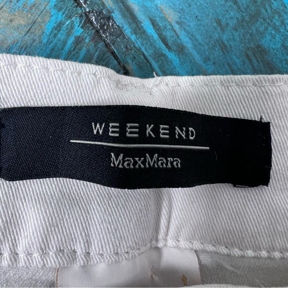 Weekend Max Mara White Pants Size 8 - Picture 11 of 11